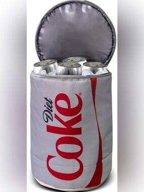 Diet Coke Can Shape Cooler Bagpack with Bluetooth Speaker